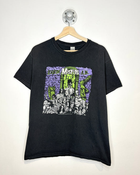 Misfits Earth A.D. Graphic Black Tee Shirt