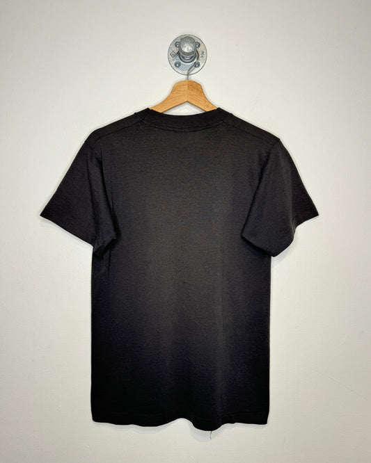 Vintage 90s HMS Panther Paper Thin Black Tee Shirt