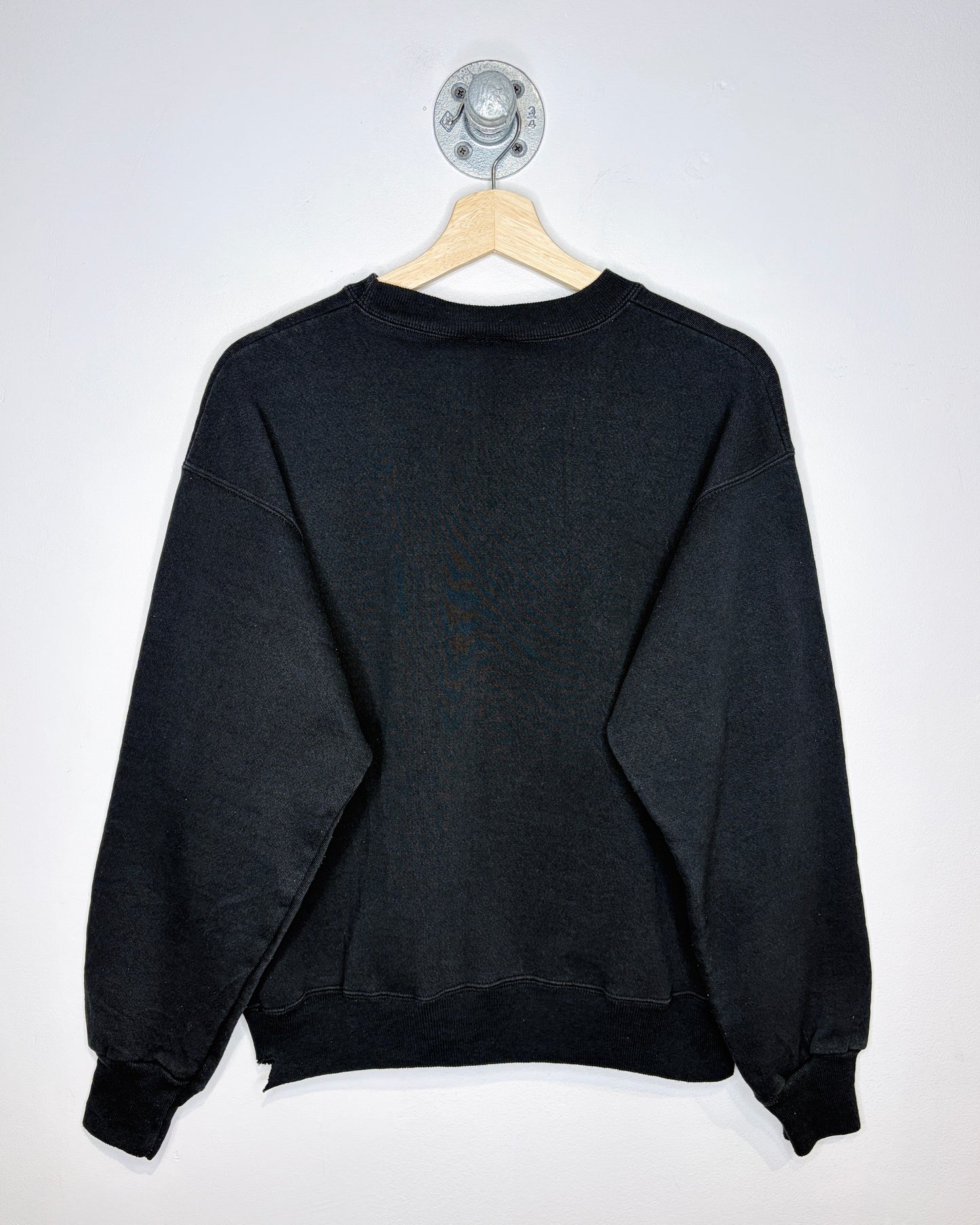 Vintage Hanes Premium Weight Blank Black Crewneck Sweatshirt