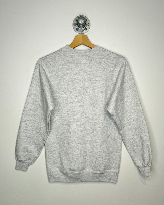 Vintage 90s Hanes Blank Heather Grey Crewneck Sweatshirt