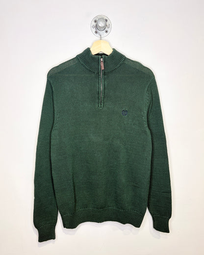 Chaps Ralph Lauren Forest Green 1/4 Zip Sweater
