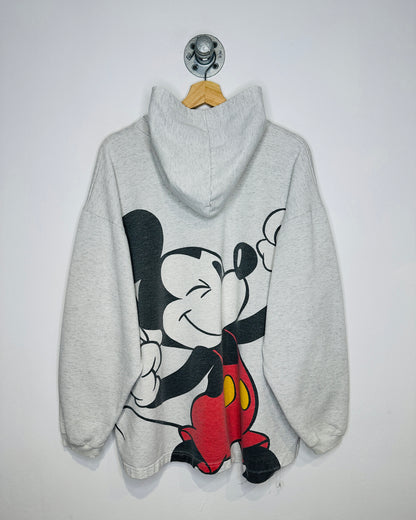 Vintage 1990s Mickey’s Gym Afterhood Grey Hoodie