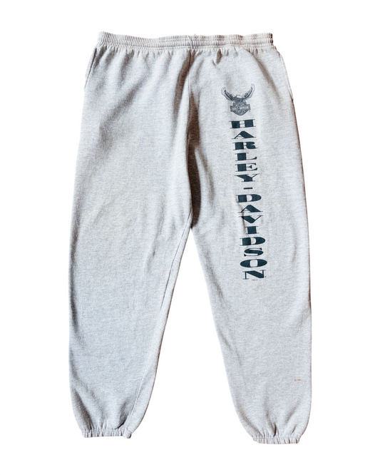 Vintage 1997 Harley Davidson Grey Sweatpants