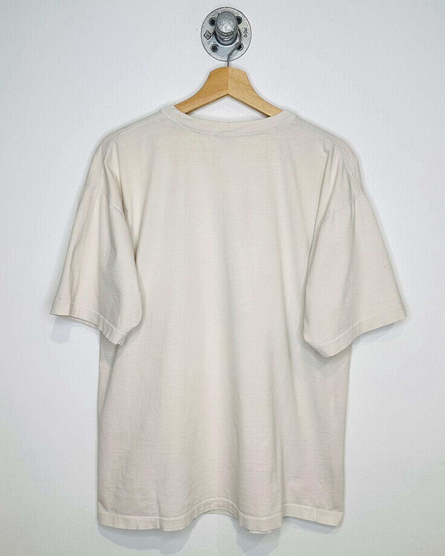 Vintage Mickey Mouse Leo Off White Tee Shirt