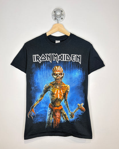 Iron Maiden Book Of Souls Tour Black Tee Shirt
