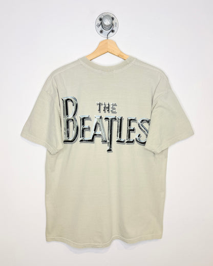Vintage 2000 The Beatles Bloomingdales Beige Graphic Tee Shirt