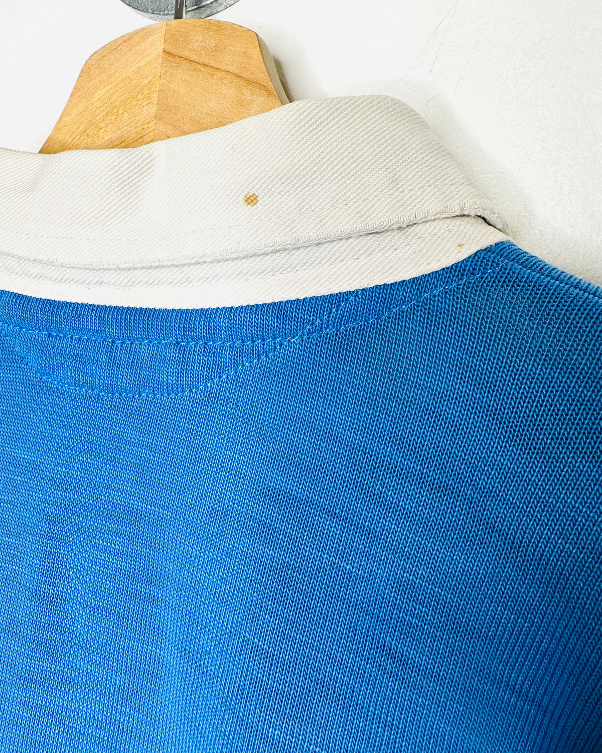 Vintage 1990s Maple Ridge Rugby Club Blue Acrylic Long Sleeve Shirt
