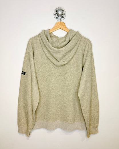 Vintage GAP Oatmeal & Navy Blue Fleece Hoodie