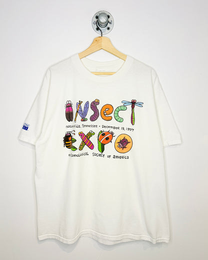 Vintage 1997 Insect Expo White Tee Shirt