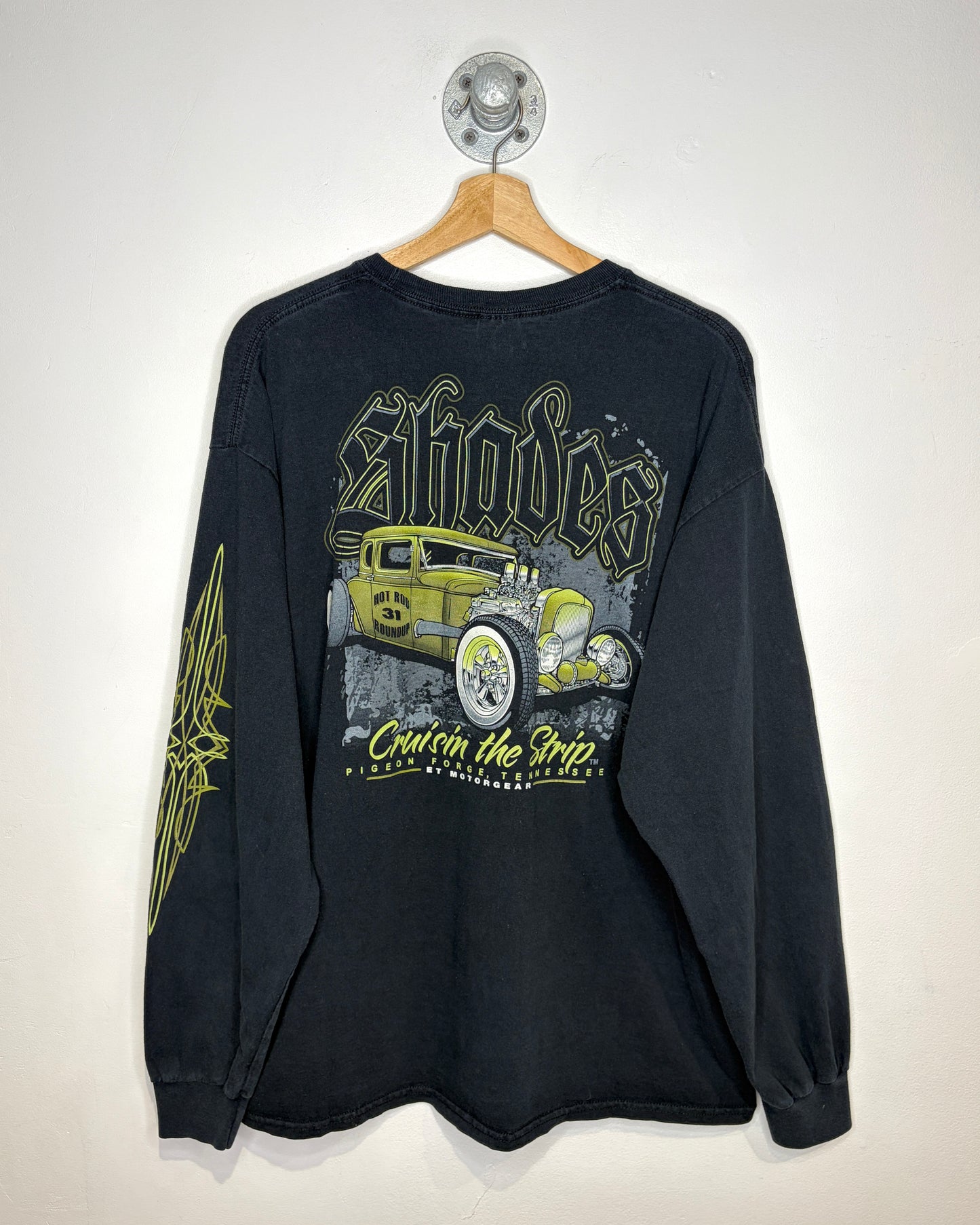 2000s Shades Hot Rods Black Longsleeve Shirt