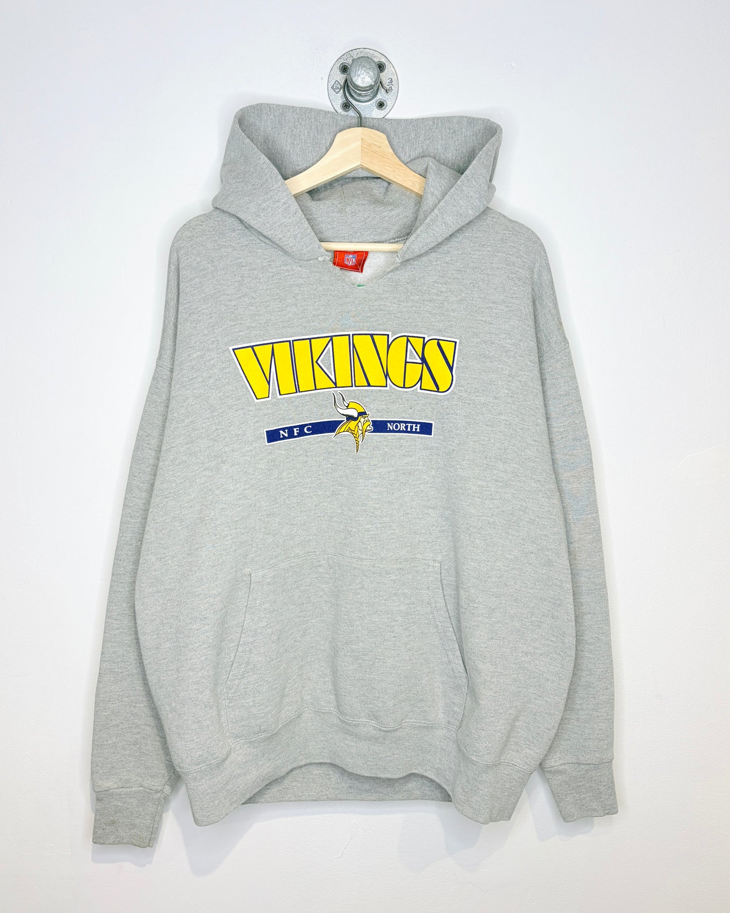 2000s NFL Minnesota Vikings Grey Hoodie