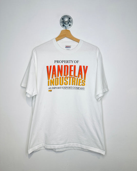 Vintage 2000s Vandelay Industries Seinfeld On DVD White Tee Shirt