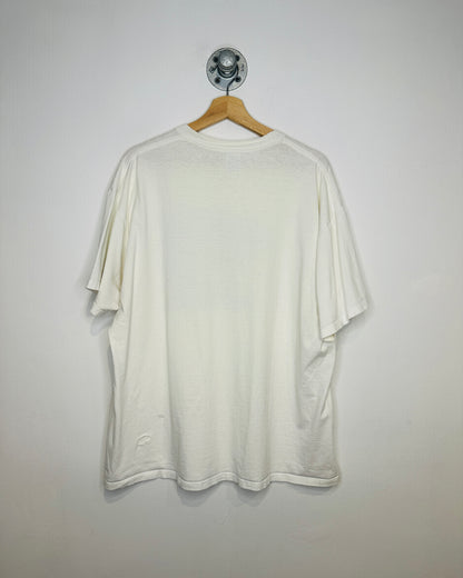Vintage 1991 Opening Day Fishing Adventure Graphic White Tee Shirt