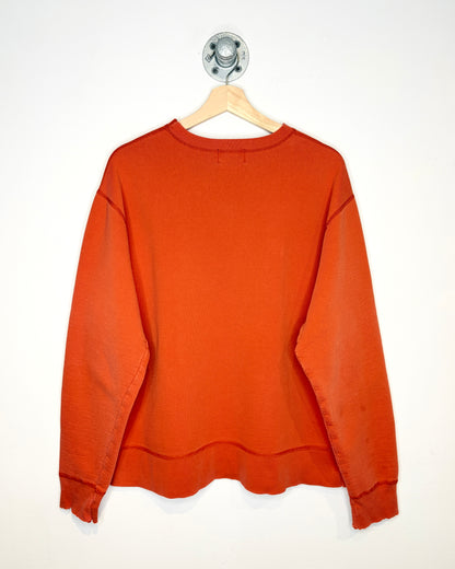 Vintage 90s Roots Athletics Orange Crewneck Sweatshirt