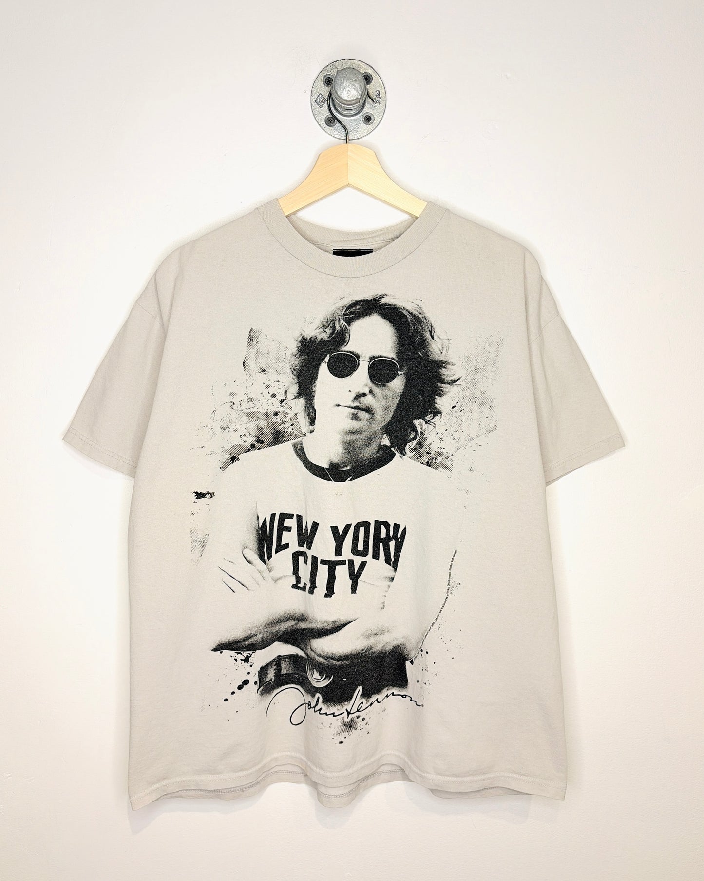 2010 John Lennon Zion Light Grey Tee Shirt