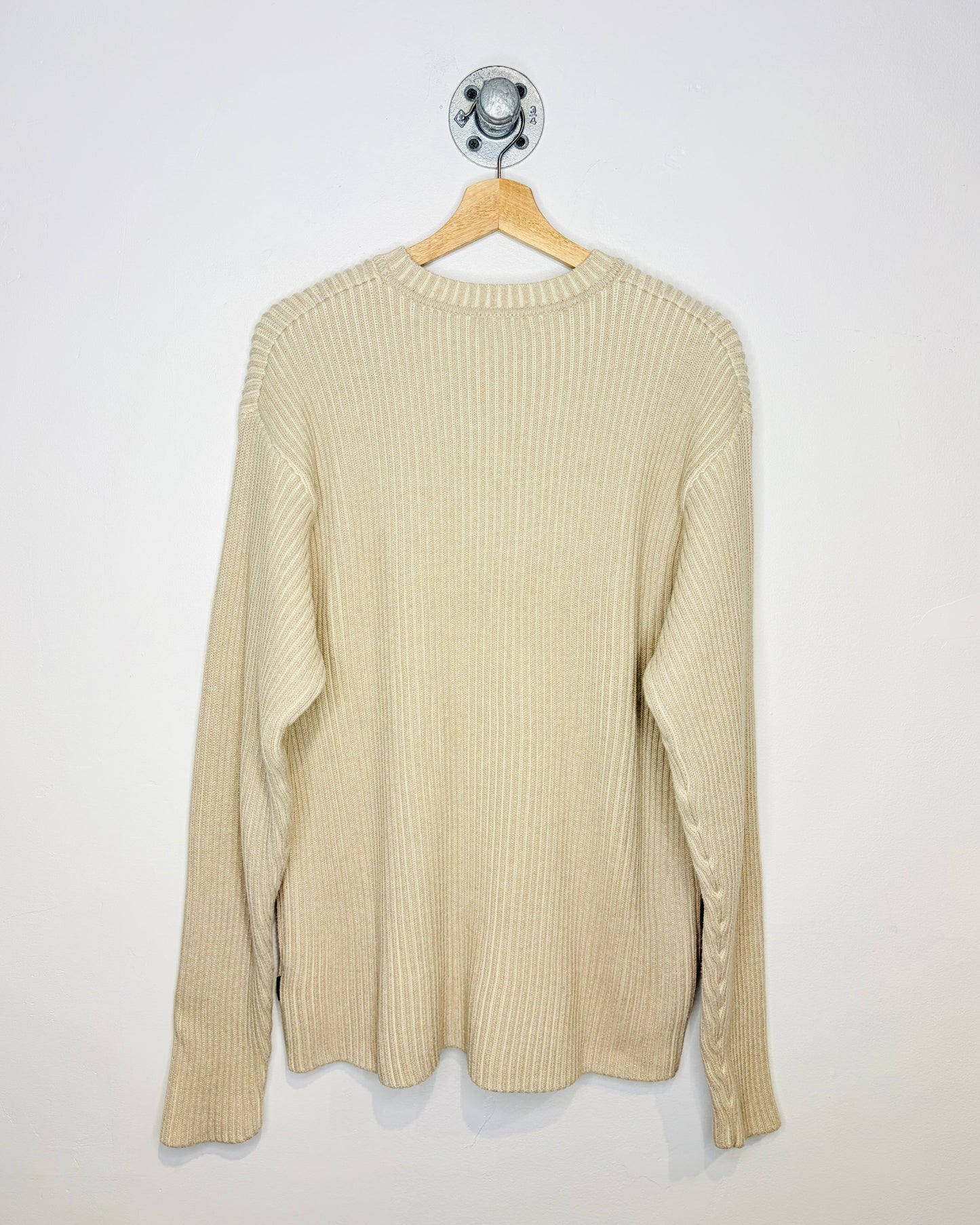 Vintage Timberland Tan Heavyweight Ribbed Sweater