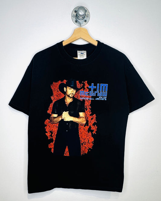 2003 Tim McGraw And The Dancehall Doctors Black Tee Shirt