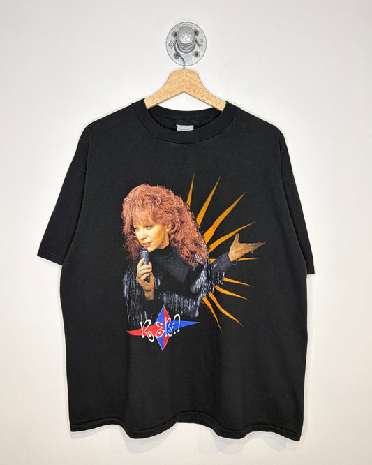 Vintage 1995 Reba Tour Black Tee Shirt