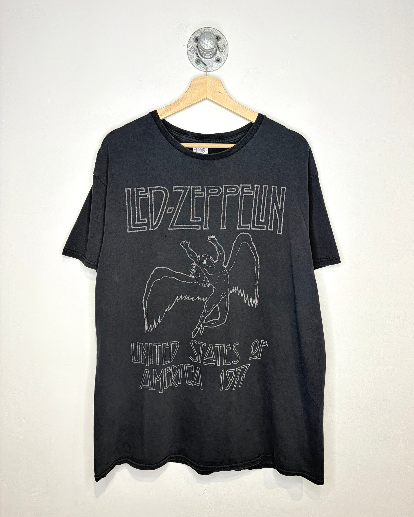 Led-Zeppelin United States Of American Black Tee Shirt