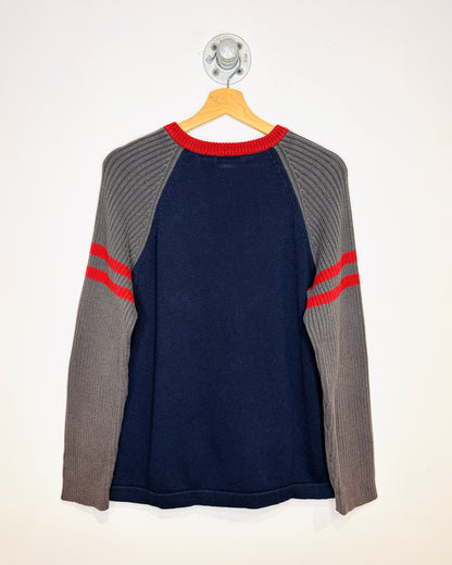 Vintage Cherokee Navy & Grey Sweater