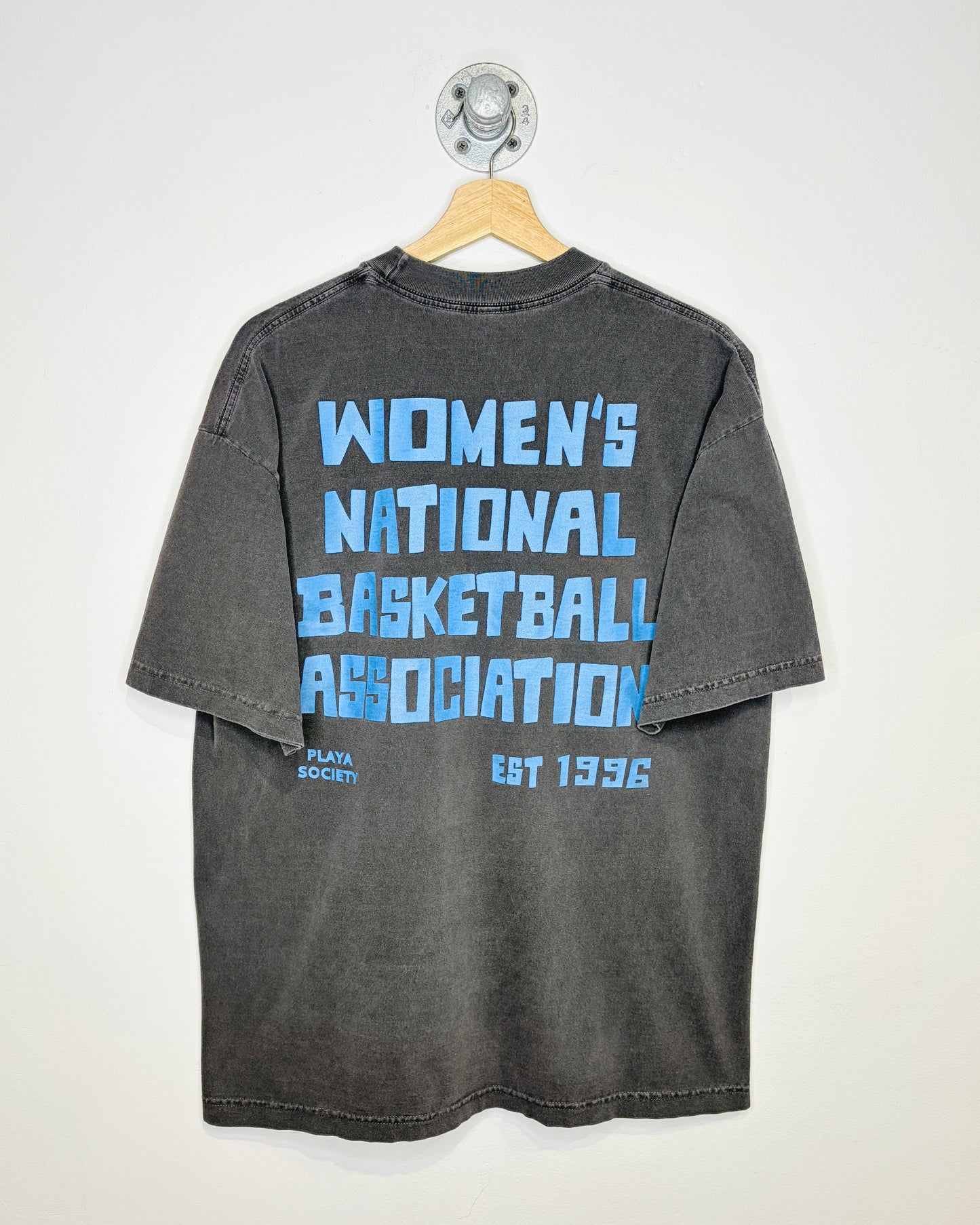 Playa Society WNBA Faded Black Tee Shirt