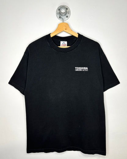 Vintage 90s Toshiba Cinema Series Black Tee Shirt