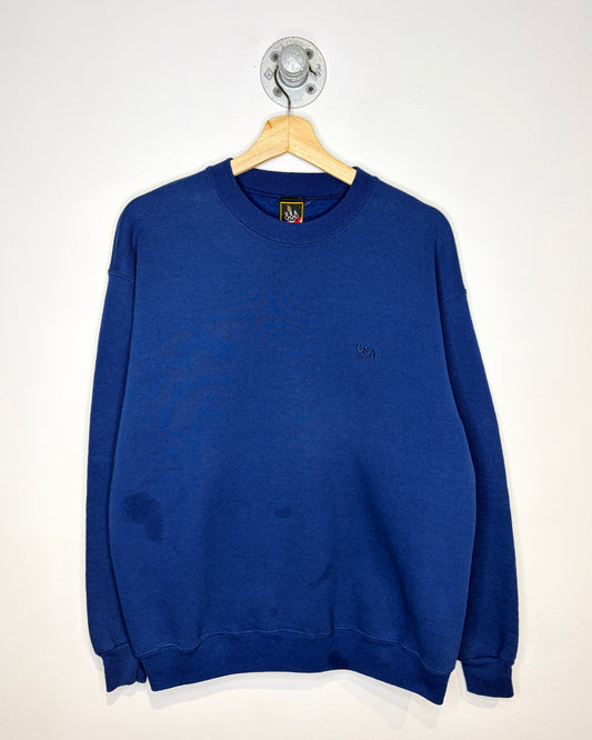 Vintage 1990s JC Penny USA Olympics Navy Crewneck Sweatshirt