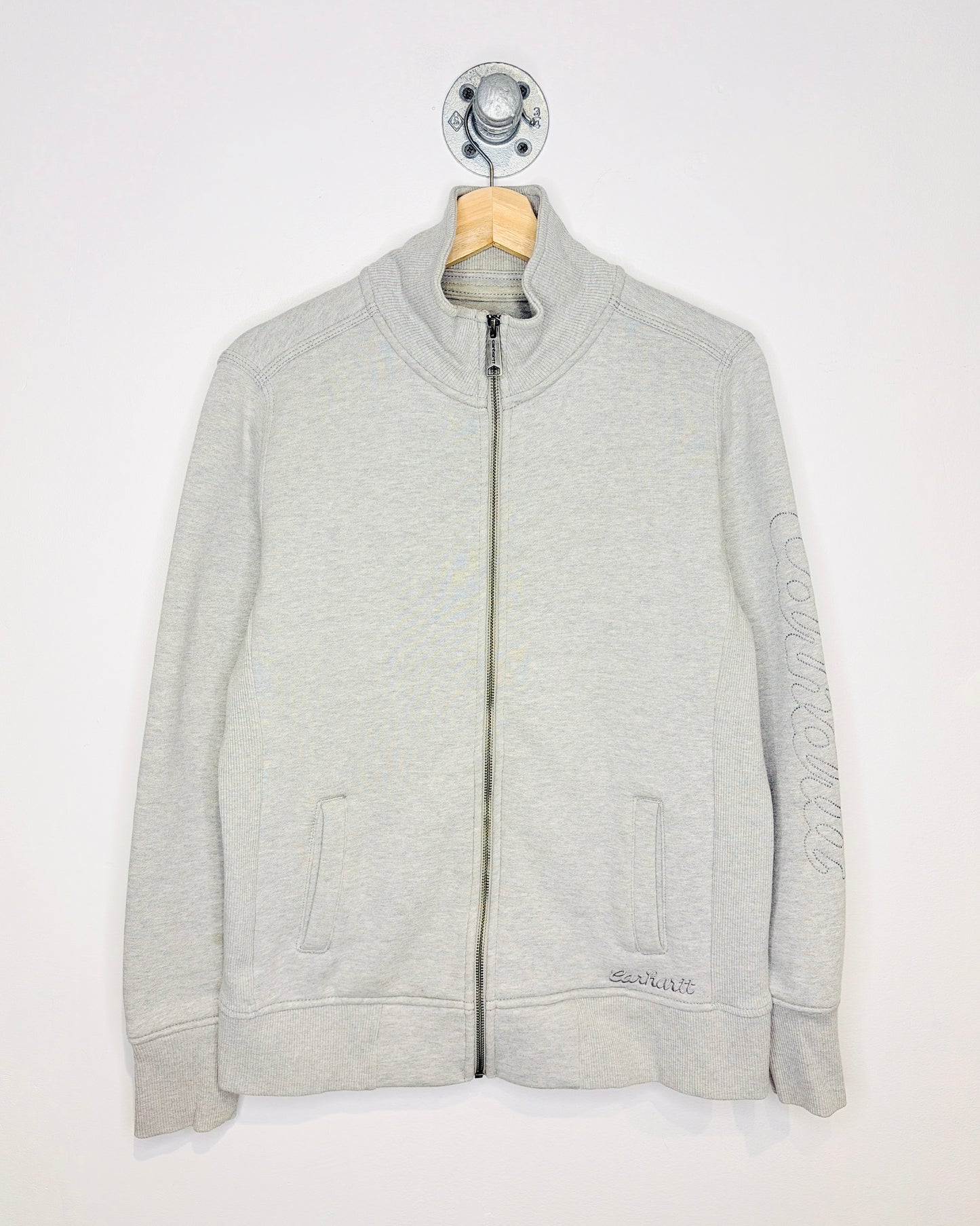 Carhartt Women’s Grey Zip Up Sweatshirt