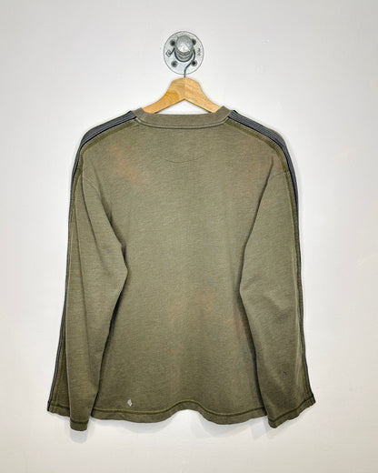 Vintage 90s/Y2K Brody Earth Tone Longsleeve Shirt