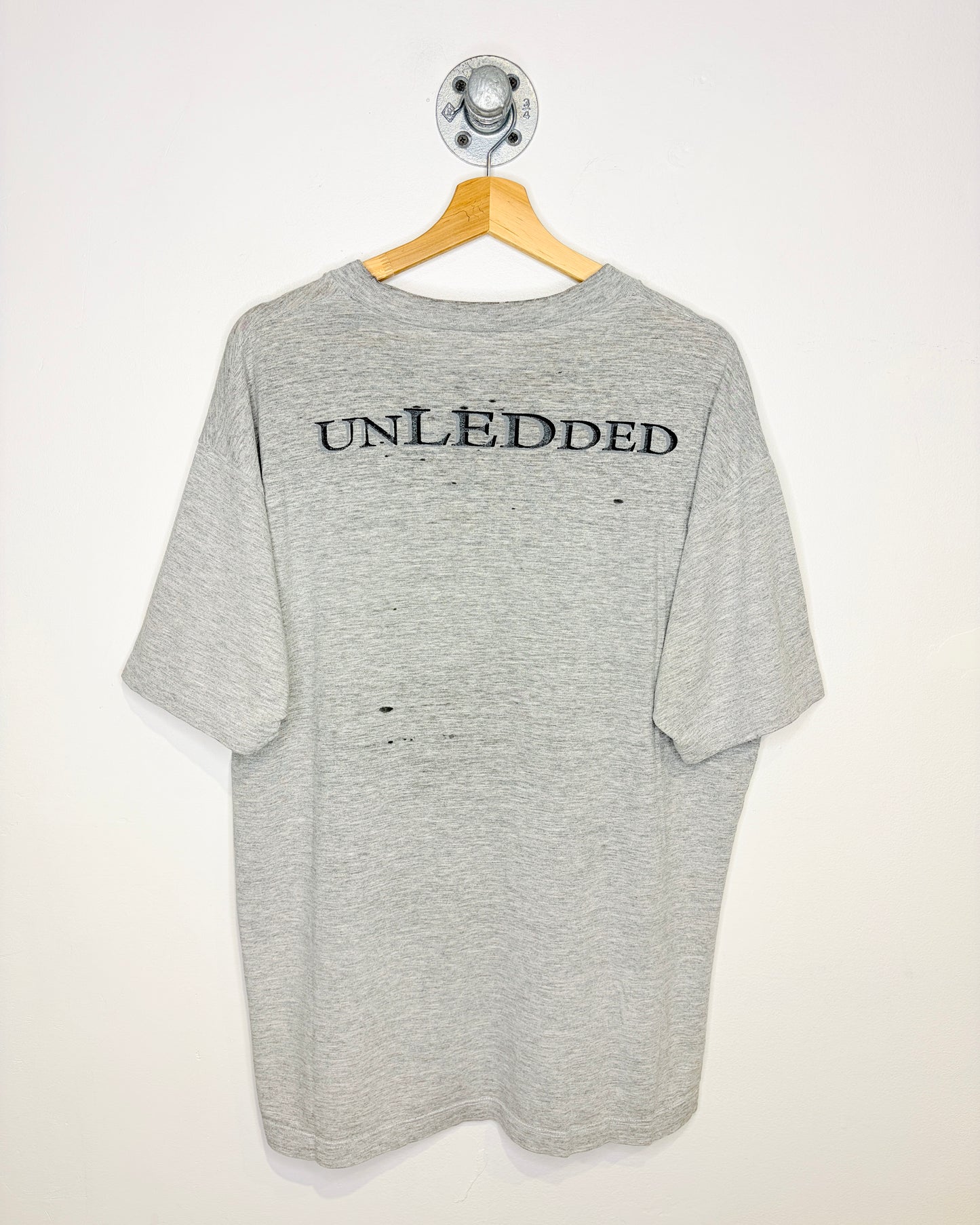 Vintage 1990s Jimmy Page And Robert Plant Grey Tee Shirt