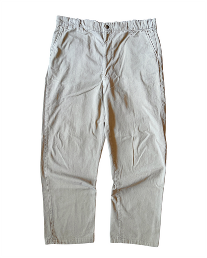 Vintage 1970s Tan Loose Fit Chino Pants