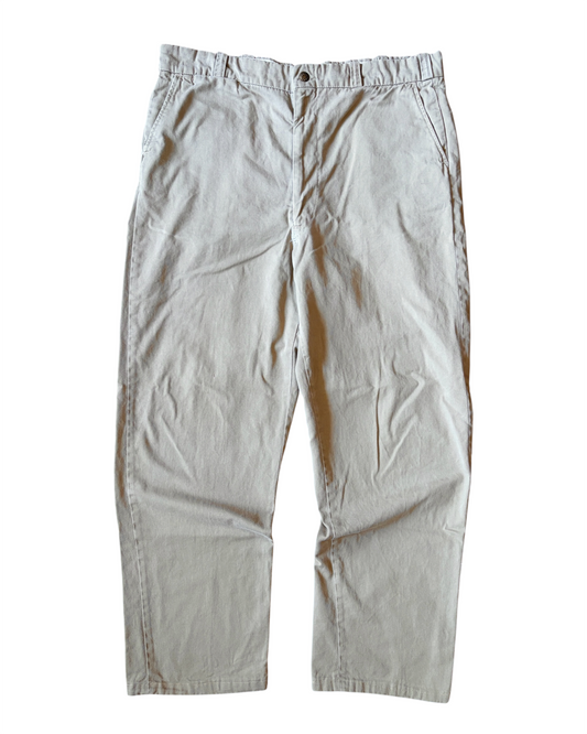 Vintage 1970s Tan Loose Fit Chino Pants