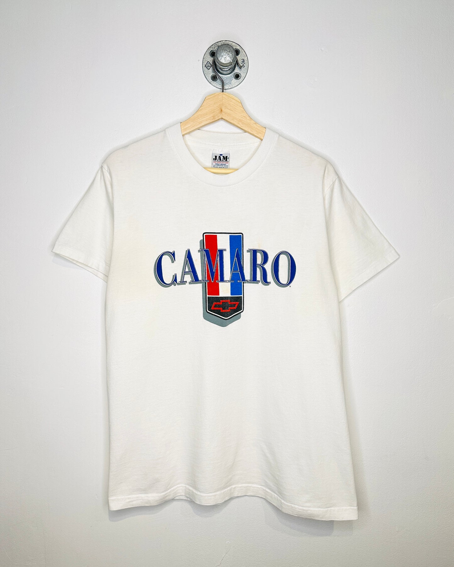 Vintage 90s Chevy Camaro White Tee Shirt