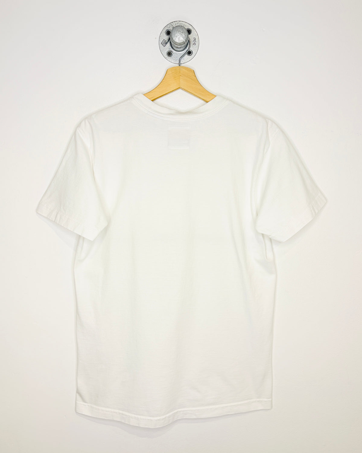 Vintage 90s Guess Jeans Gel Print White Tee Shirt