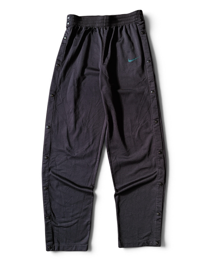 Vintage 90s/00s Nike Tonal Black Tear Away Track Pants