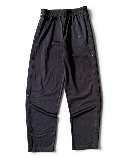 Vintage 90s/00s Nike Tonal Black Tear Away Track Pants