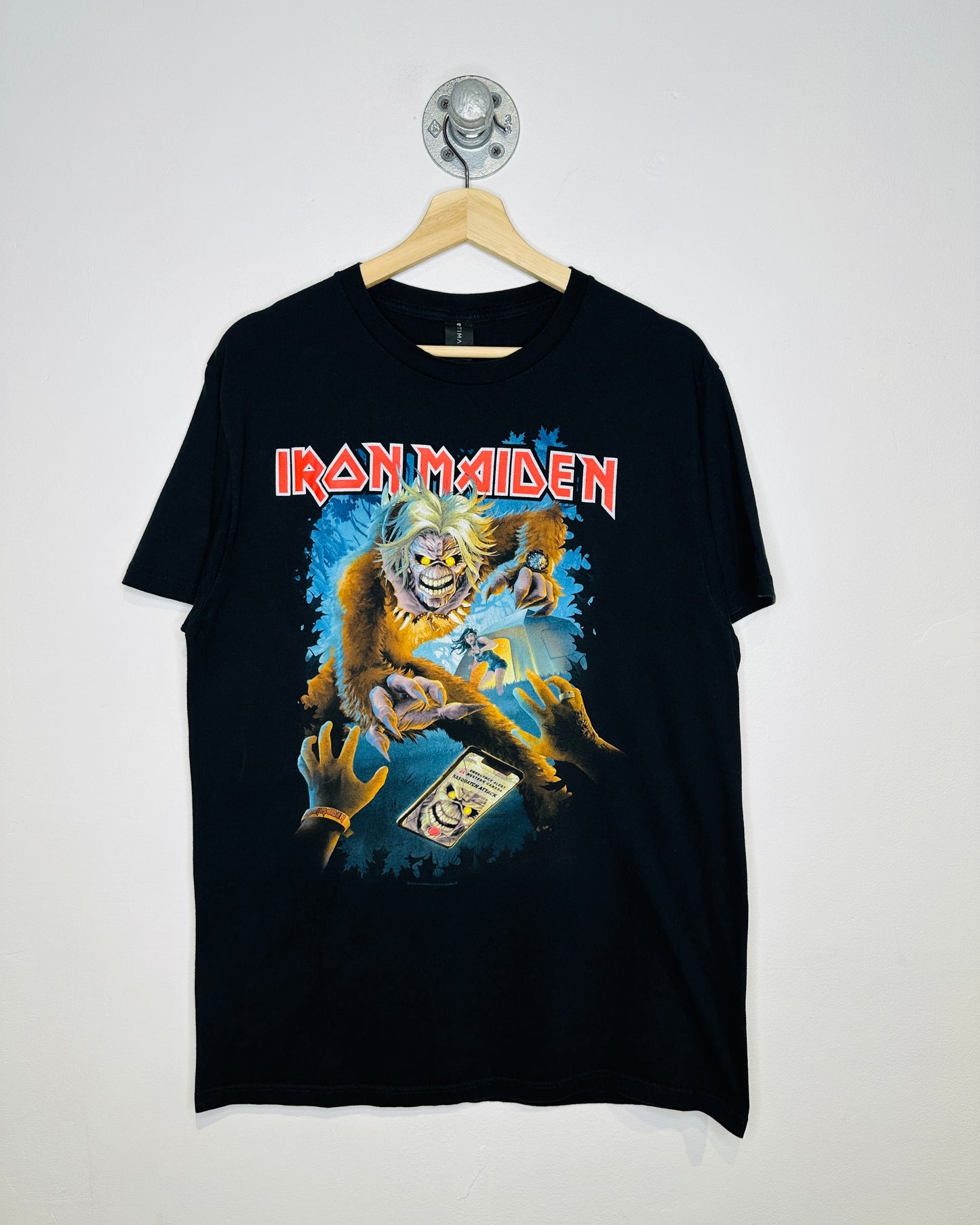Iron Maiden The Future Past Canadian Tour Black Tee Shirt