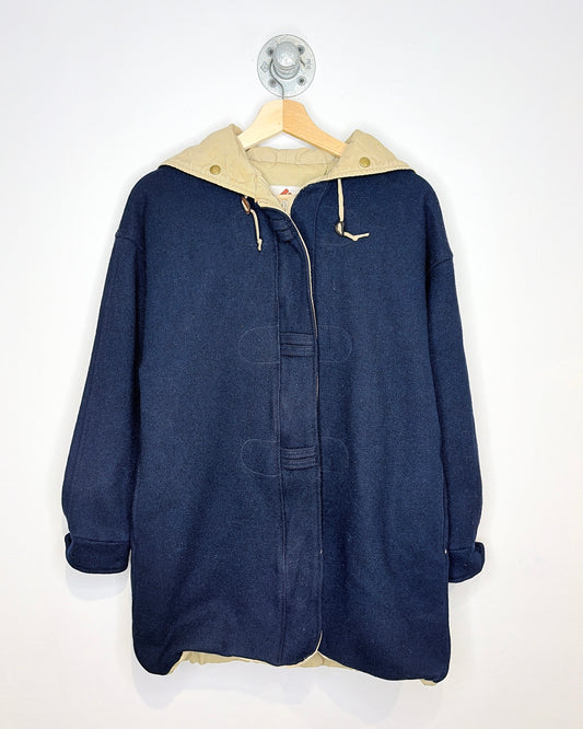 Vintage 70s-80s Columbia Sportswear Navy Wool Jacket