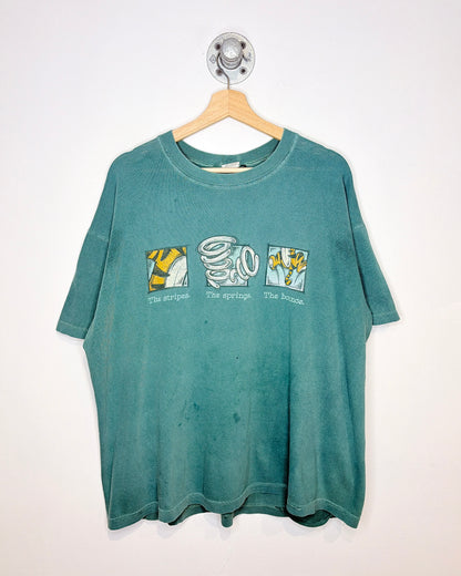 Vintage 90s “The Tigger” Faded Green Tee Shirt