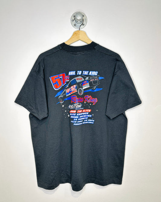 Vintage 90s Kings Racing Black Tee Shirt