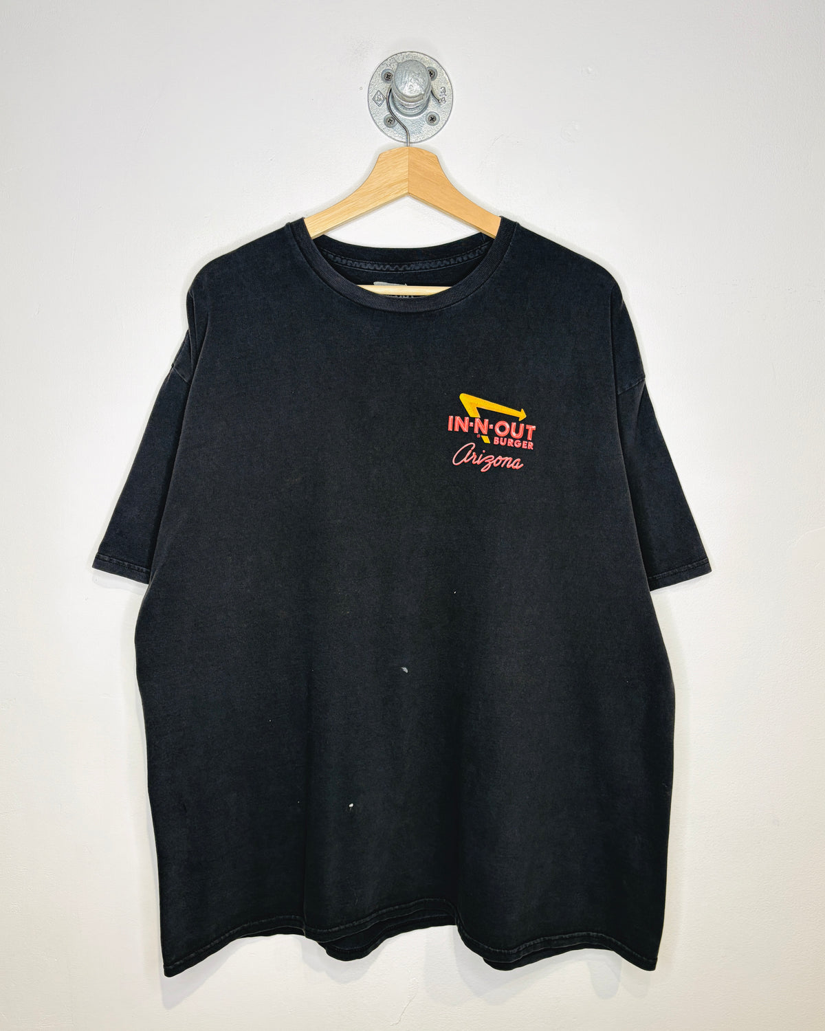 In-N-Out Burger Arizona Faded Black Tee Shirt