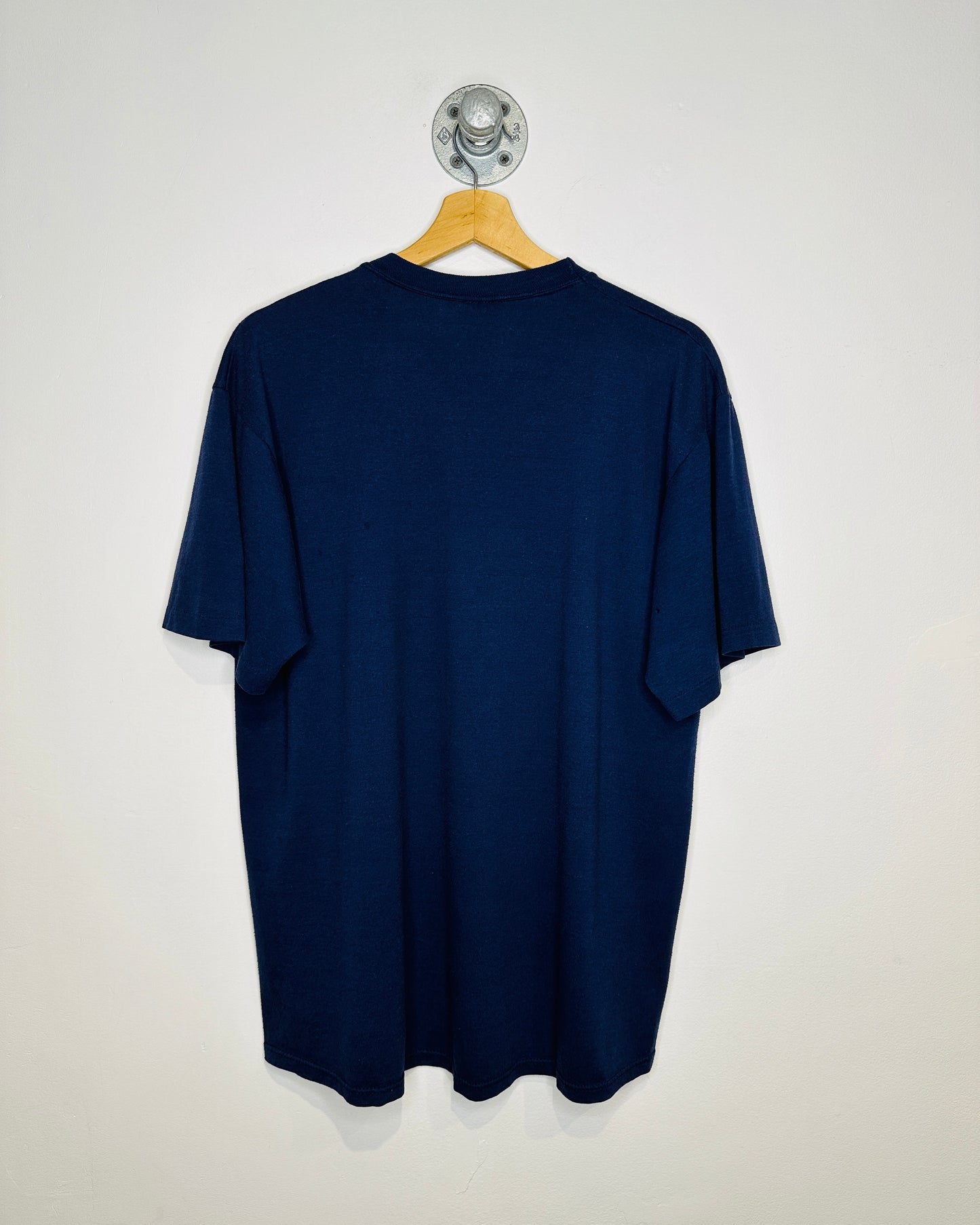 Vintage 1990s Jerzees Basic Navy Tee Shirt