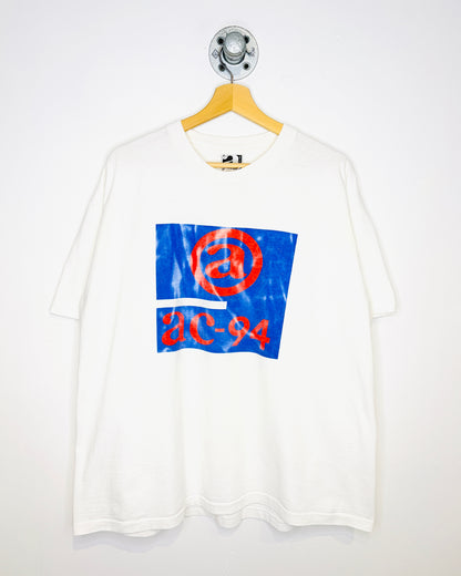 Vintage 1994 The Auteurs Band Graphic White Tee Shirt