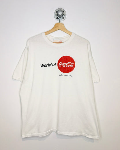2000s World Of Coca-Cola White Tee Shirt