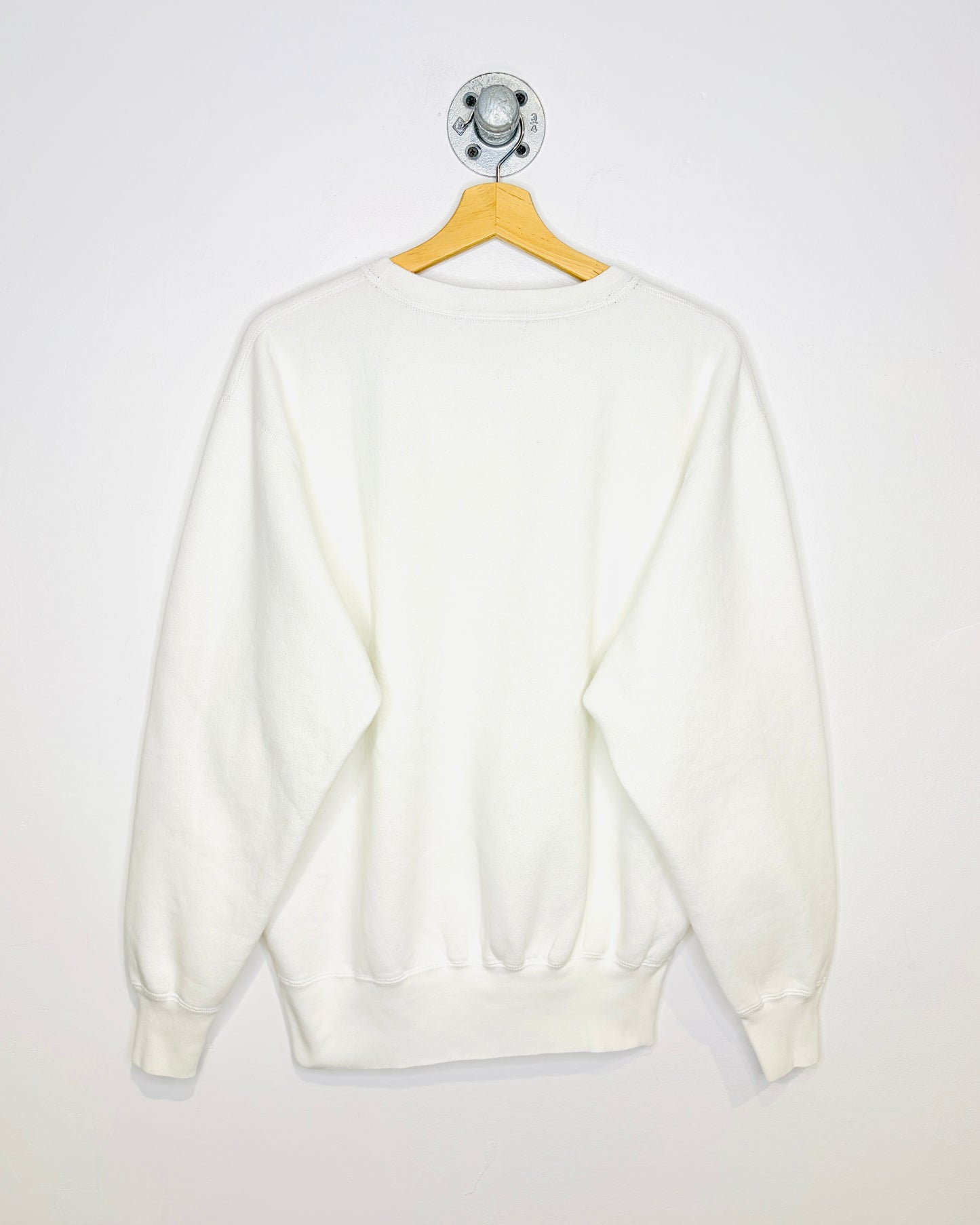 Vintage 90s Polo Ralph Lauren White Crewneck Sweatshirt