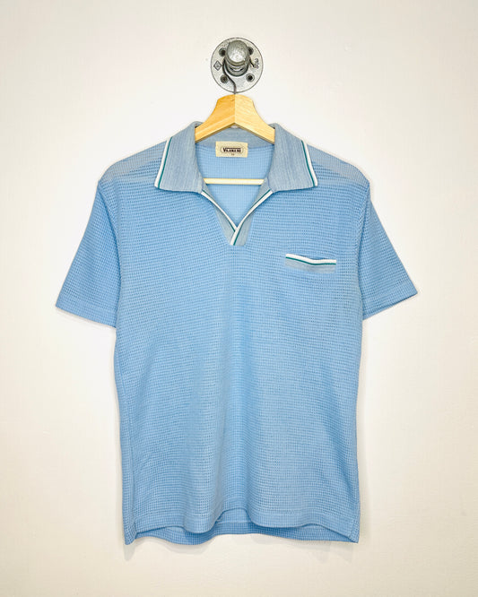 Vintage 70s Vilana Light Blue Collared Shirt