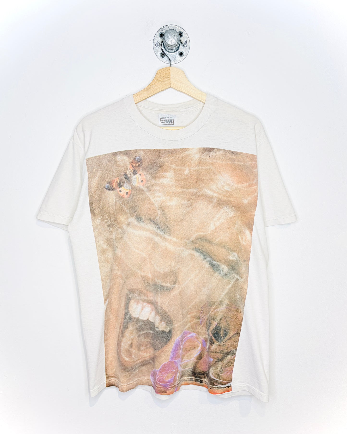 Vintage 90s Bette Midler On Tour White Tee Shirt