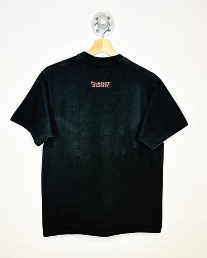 Vintage 2000 Edmonton Planet Hollywood Black Tee Shirt