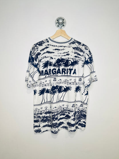 Vintage Margarita All Over Print Vacation Tee Shirt