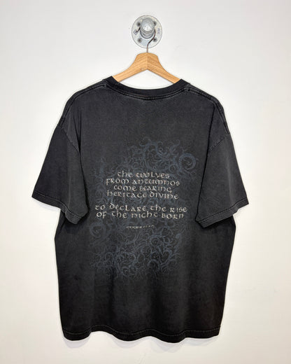 2000s Eluveitie Faded Black Band Tee Shirt